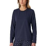 Schiesser Mix and Relax Cotton Longsleeved Shirt Mørkblå bomull 44 Dam...