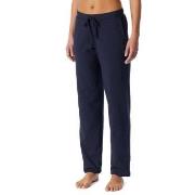 Schiesser Mix and Relax Long Cotton Pants Mørkblå bomull 40 Dame