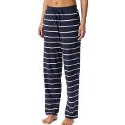 Schiesser Mix and Relax Long Cotton Pants Marine Stripet bomull 40 Dam...
