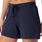 Schiesser Women Mix and Relax Cotton Shorts Mørkblå bomull 34 Dame