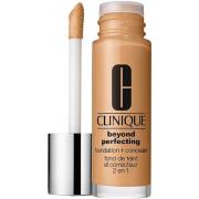Clinique Beyond Perfecting Foundation + Concealer WN 76 Toasted Wheat ...