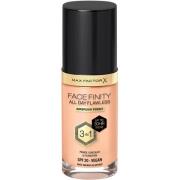 Max Factor All Day Flawless 3in1 Foundation 45 Warm Almond