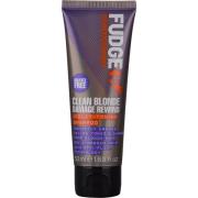 Fudge Clean Blonde Damage Rewind Shampoo - 50 ml