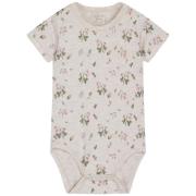 Hust&Claire Bue Blomstret Baby Body Old Rosie | Beige | 56 cm
