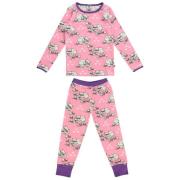 Småfolk Mønstret Pyjamas Med Katter Sea Pink | Rosa | 1-2 years