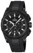 Festina Herreklokke F16971-1 Sport Sort/Gummi Ø44 mm