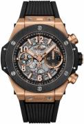 Hublot Herreklokke 421.OM.1180.RX Big Bang 44mm Sort/Gummi Ø44 mm