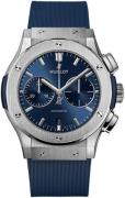 Hublot Herreklokke 521.NX.7170.RX Classic Fusion Blå/Gummi Ø45 mm