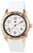 Tommy Hilfiger Dameklokke 1781636 Lizzie Hvit/Gummi Ø34 mm