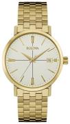 Bulova Herreklokke 97B152 Bracelet Beige/Gulltonet stål Ø39 mm