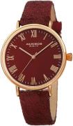 Akribos XXIV Dameklokke AK1081RD Classic Rød/Lær Ø36 mm