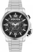 Police Herreklokke PEWJJ2110003 Sort/Stål Ø44 mm