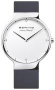 Bering Herreklokke 15540-400 Max Rene Hvit/Gummi Ø40 mm