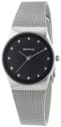 Bering Dameklokke 12927-002 Classic Sort/Stål Ø27 mm