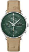 Junghans Herreklokke 27/4222.02 Meister Grønn/Lær Ø40.7 mm