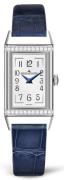 Jaeger LeCoultre Dameklokke 3288420 Reverso Sølvfarget/Lær