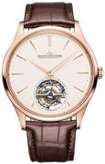 Jaeger LeCoultre Herreklokke 1682410 Master Ultra Thin Beige/Lær