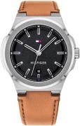 Tommy Hilfiger Herreklokke 1791650 Sort/Lær Ø39 mm