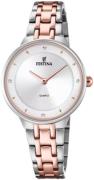 Festina Dameklokke F20626-1 Mademoiselle Sølvfarget/Rose-gulltonet