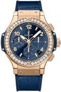 Hublot Herreklokke 341.PX.7180.LR.1204 Big Bang 41mm Blå/Gummi Ø41