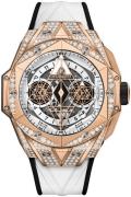 Hublot Herreklokke 418.OX.2001.RX.1604.MXM20 Big Bang 45Mm Grå/Gummi