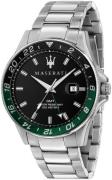 Maserati Herreklokke R8853140005 Sfida Sort/Stål Ø44 mm