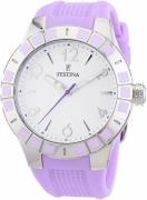 Festina Dameklokke F16676-2 Hvit/Gummi Ø42 mm