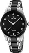 Festina Dameklokke F20499-3 Sort/Keramik Ø35 mm