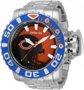 Invicta Herreklokke 33001 Orange/Stål Ø58 mm