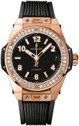 Hublot Dameklokke 465.OX.1180.RX.1204 Big Bang 38mm Sort/Gummi Ø38 mm