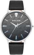 Police Herreklokke PL16023JS.02 Tasman Sort/Lær Ø42 mm