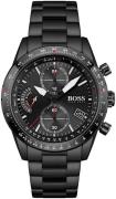 Hugo Boss Herreklokke 1513854 Pilot Sort/Stål Ø44 mm