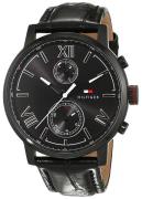 Tommy Hilfiger Herreklokke 1791310 Alden Sort/Lær Ø44 mm