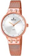 Festina Dameklokke F20599-1 Mademoiselle Sølvfarget/Rose-gulltonet