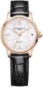 Baume & Mercier Dameklokke MOA10598 Classima Hvit/Lær Ø31 mm