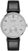 Nomos Glashütte N-143 Tangente Sølvfarget/Lær Ø38.5 mm