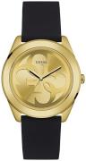 Guess Dameklokke W0911L3 G Twist Gulltonet/Gummi Ø40 mm