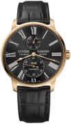 Ulysse Nardin Herreklokke 1182-310-42 Marine Torpilleur Sort/Lær