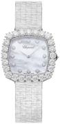 Chopard Dameklokke 10A386-1106 L Heure Du Diamant Hvit/18 karat hvitt