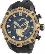 Invicta Herreklokke 37605 Marvel Grønn/Gummi Ø52 mm