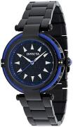 Invicta Dameklokke 36387 Marvel Sort/Stål Ø40 mm