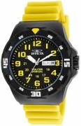 Invicta Herreklokke 25328 Coalition Forces Sort/Gummi Ø45 mm