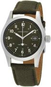 Hamilton Herreklokke H69439363 Khaki Field Grønn/Lær Ø38 mm