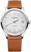 Jaeger LeCoultre Herreklokke 4018420 Master Control Sølvfarget/Lær