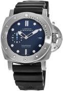 Panerai Herreklokke PAM00692 Luminor Blå/Gummi Ø47 mm