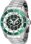 Invicta Herreklokke 43331 NFL Grønn/Stål Ø52 mm