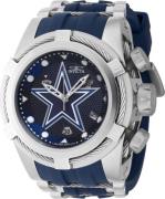 Invicta Herreklokke 41431 NFL Blå/Plast Ø53 mm