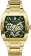 Guess Herreklokke GW0456G3 Phoenix Grønn/Gulltonet stål Ø44 mm