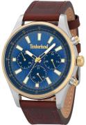 Timberland Herreklokke TDWGF2100403 Demarest Blå/Lær Ø46 mm