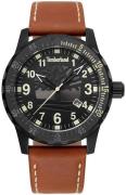 Timberland Herreklokke TBL15473JLB.02 Sort/Lær Ø46 mm